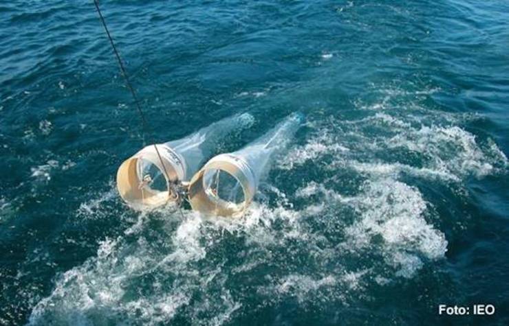 Traballo de investigación do Instituto Español de Oceanografía en augas galegas / IEO.