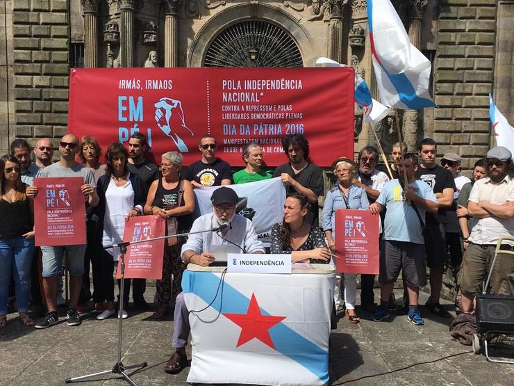 Presentación da marcha independentista para o 25 de xullo