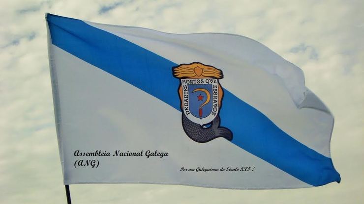 Bandeira galega deseñada por Castelao