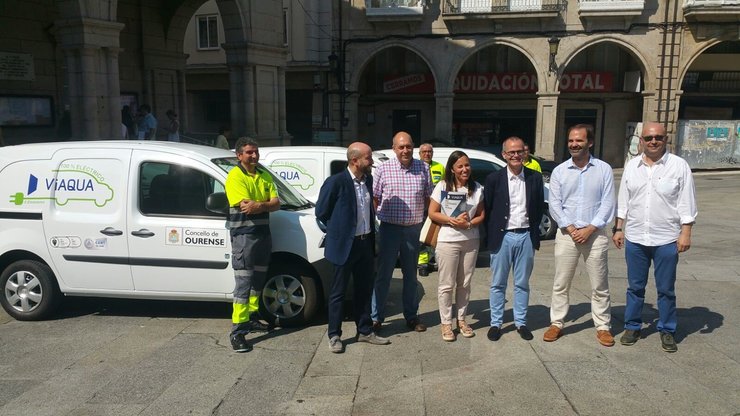 Vehículos eléctricos para o servizo de augas de Ourense
