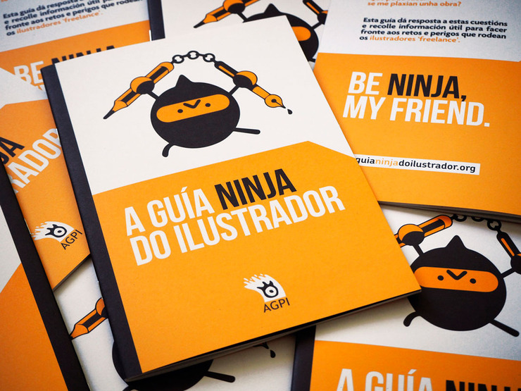 Edición impresa da Guía Ninja do Ilustrador