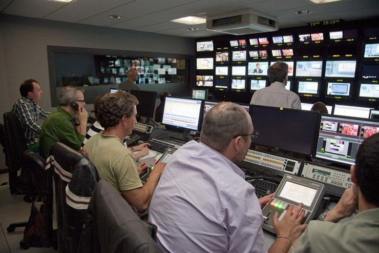 Sala de control da TVG 