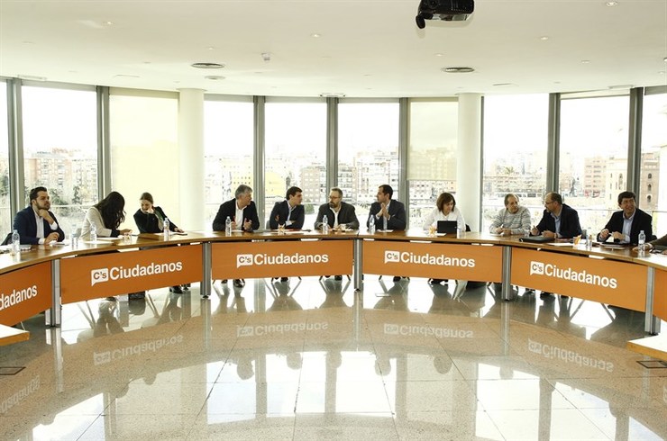 Reunión da executiva de Ciudadanos en Madrid 