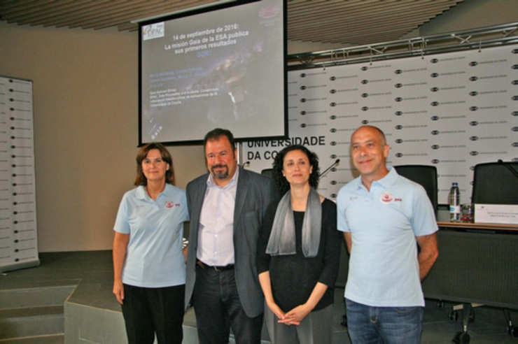 Minia Manteiga, Salvador Naya, Ana Ulla e Carlos Dafonte 
