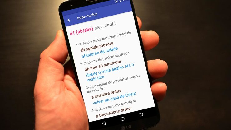A aplicación móbil Latingal / Portal das Palabras.
