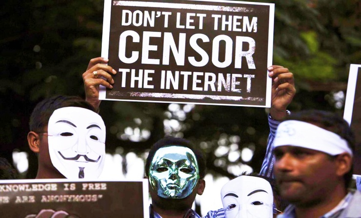 Activistas contra a censura en Internet en Asia 