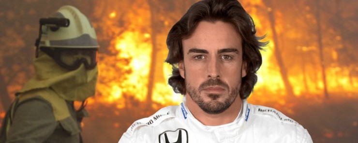Fernando Alonso pide leis duras contra os incendiarios