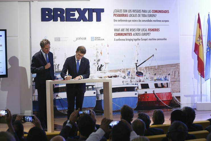 Feijóo participa nun seminario sobre os efectos do Brexit na pesca