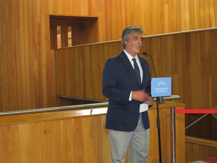 O voceiro do PPdeG no Parlamento de Galicia, Pedro Puy