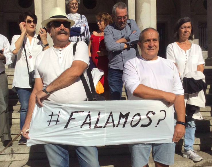 Concentración en Ferrol a prol do díalogo para a solución do conflito catalán.