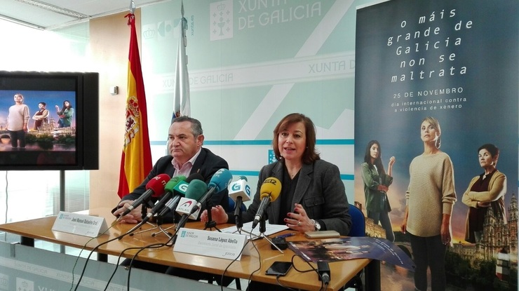 Presentación da campaña contra a violencia machista en Lugo 