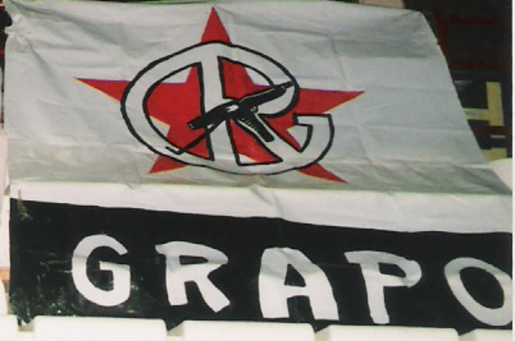 Bandeira co logo dos Grapo.