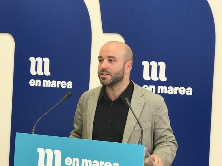 O portavoz parlamentario de En Marea, Luís Villares 