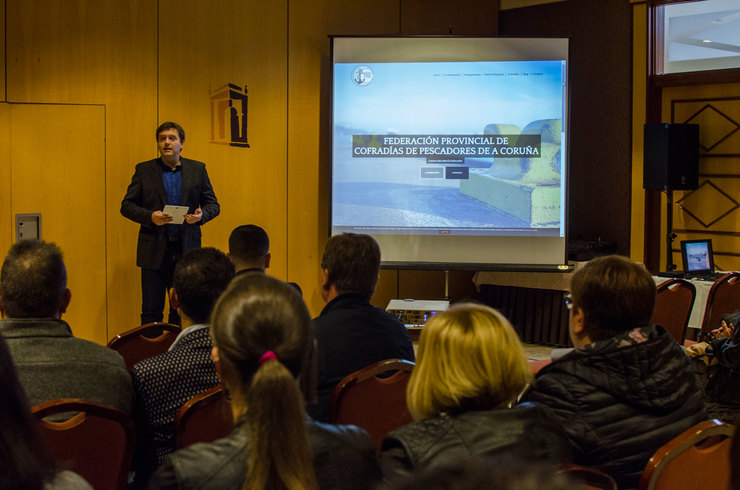 Presentación da nova web da Federación de confrarías de pescadores da Coruña