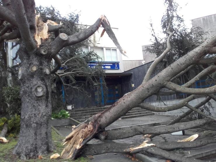 Temporal en Vigo