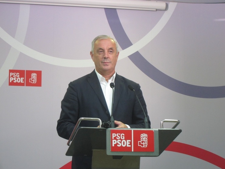 Pachi Vázquez durante a súa etapa de secretario xeral do PSdeG 