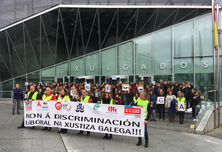 Xornada de folga na Xustiza galega 