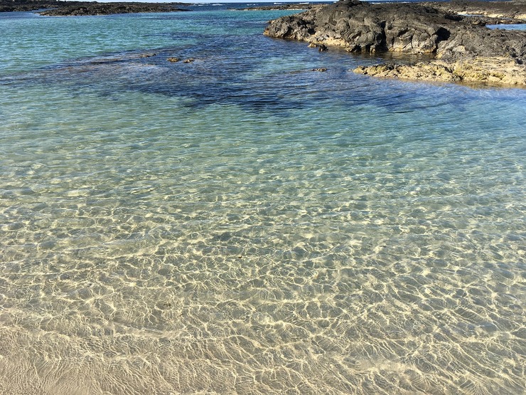 Unha das praias de Fuerteventura, nas illas Canarias