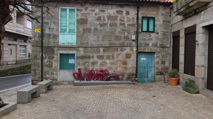 Como era a casa afectada por unhas obras de Medio Ambiente no BIC Colexiata de Xunqueira de Ambía