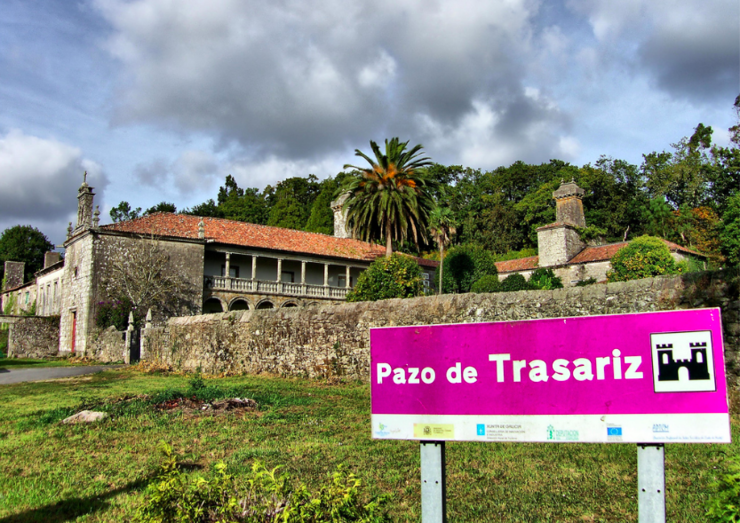 Pazo de Trasariz, no concello de Vimianzo 