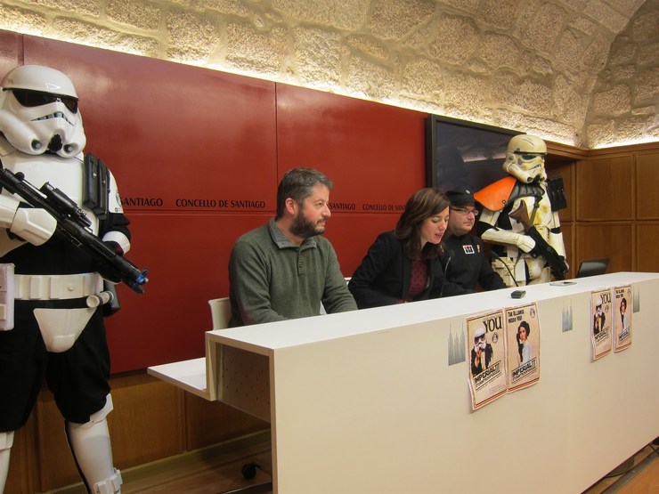 Presentación do desfile de Star Wars en Compostela 