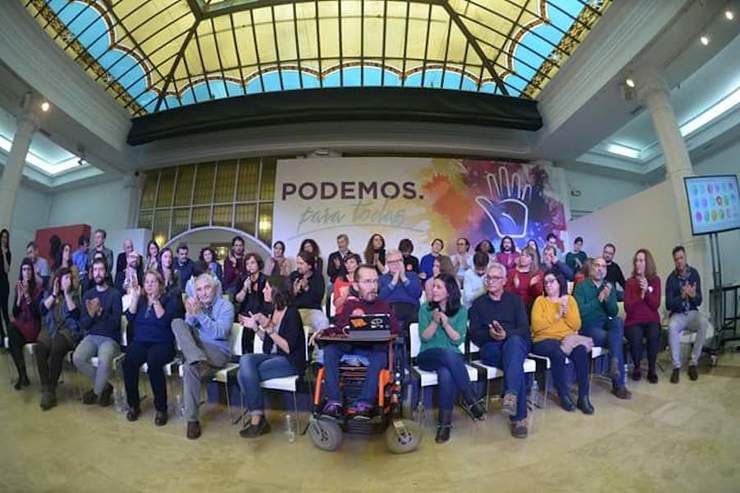 O sector 'pablista' de Podemos, no que se atopa Carmen Santos 