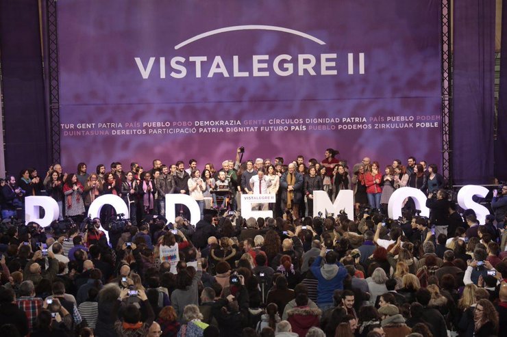 Asemblea de Podemos en Vistalegre