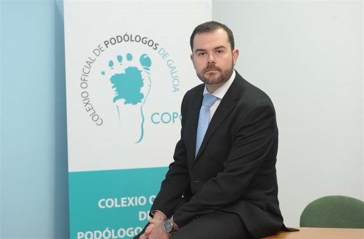 Borja Pérez, presidente do Colexio de Podólogos de Galicia / COPOGA.
