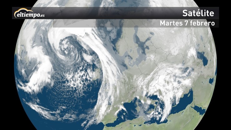 Borrasca no Atlántico Norte con ventos tempestuosos 