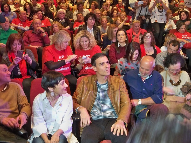 Pedro Sánchez, candidato á secretaría xeral do PSOE, en Ourense 