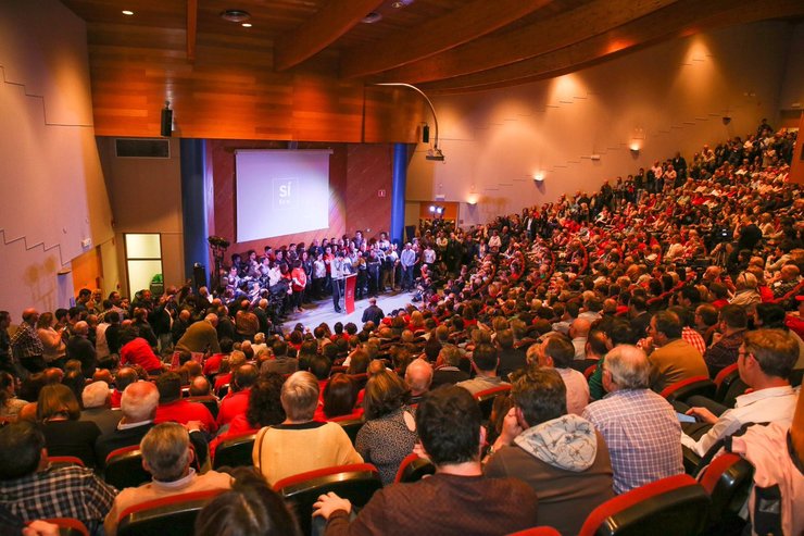 Mitin de Pedro Sánchez en Ourense