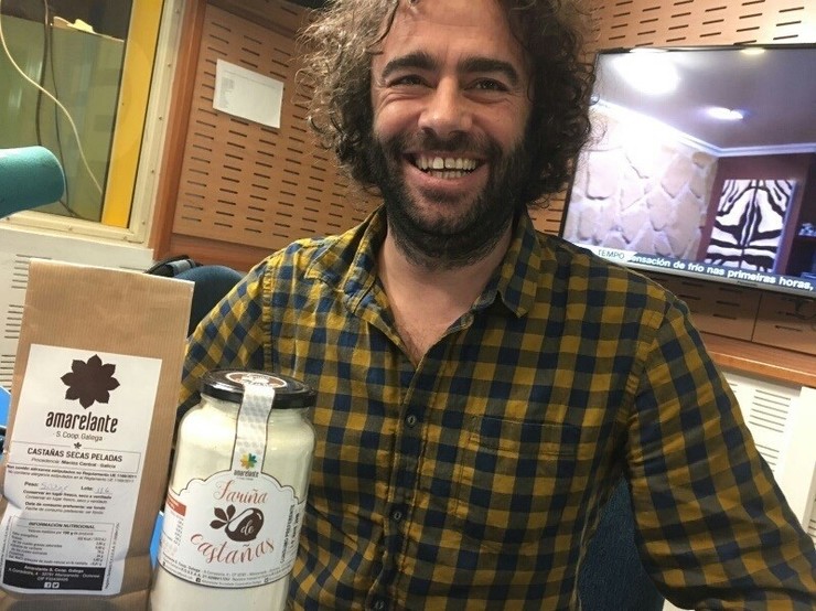 Davide Rodríguez na Radio Galega