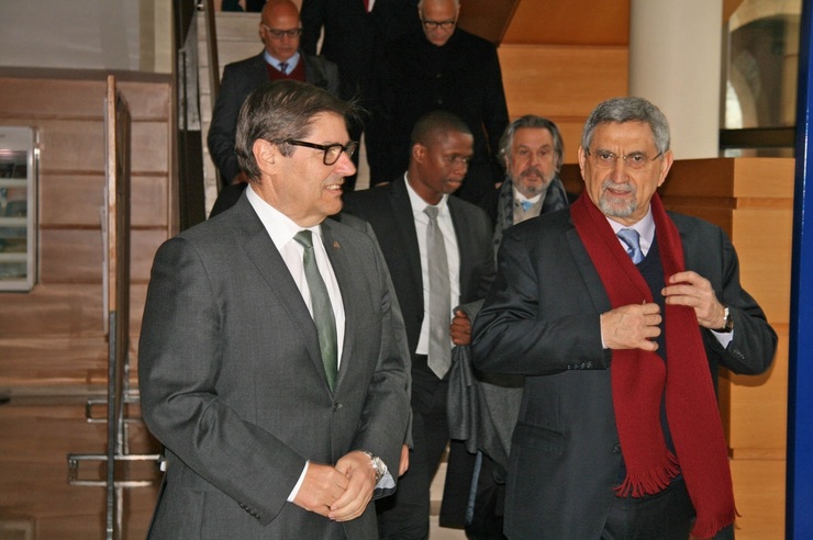 Julio Abalde e presidente de Cabo Verde