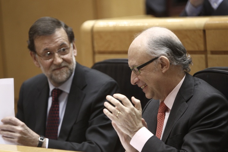 Mariano Rajoy e Cristobal Montoro