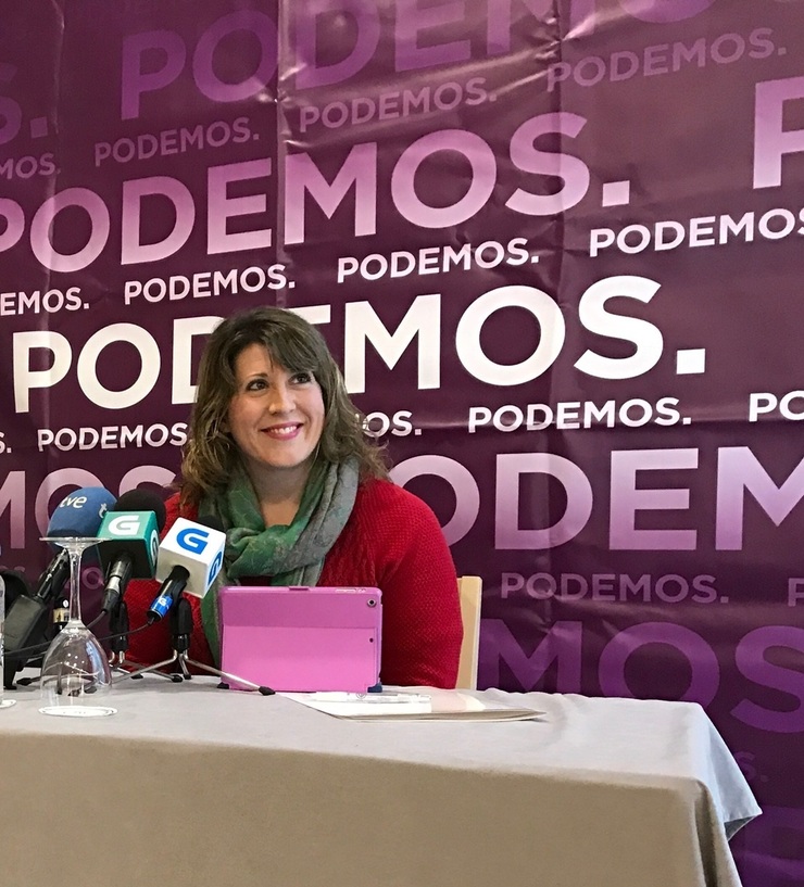 Carmen Santos, secretaria xeral de Podemos Galicia 