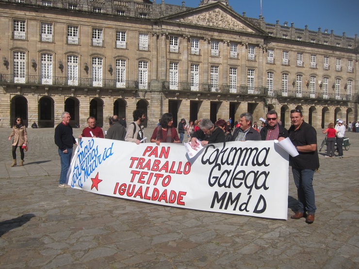 Columna galega das Marchas da Dignidade 
