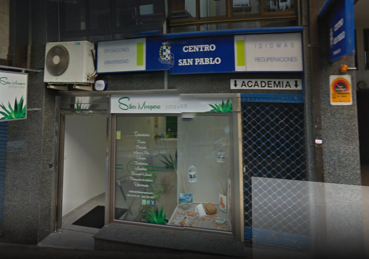 Academia Centro San Pablo en Ourense nunha imaxe do Google Maps