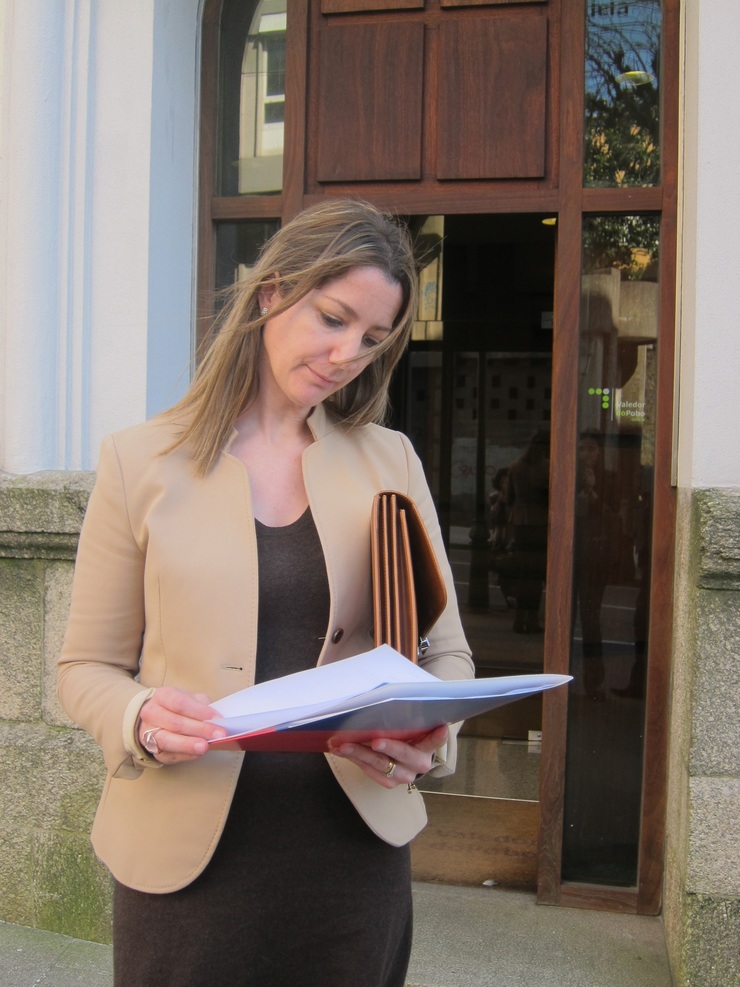 A vicepresidenta segunda da Deputación de Lugo, Lara Méndez 