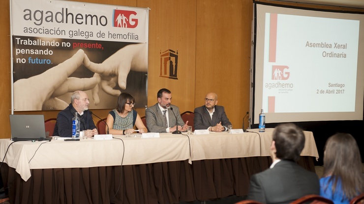 Asemblea en Santiago da Asociación Galega de Hemofilia. 