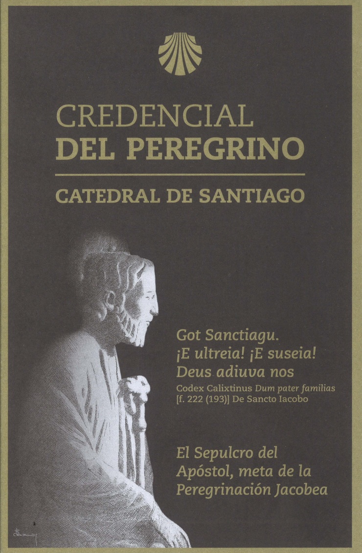 Credencial do peregrino a Santiago 