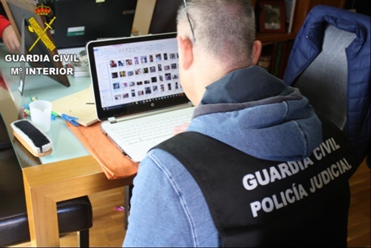 Un detido na provincia de Lugo en operativo contra pornografía infantil.