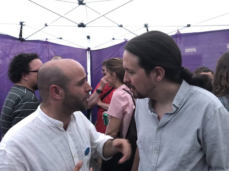 Luis Villares e Pablo Iglesias