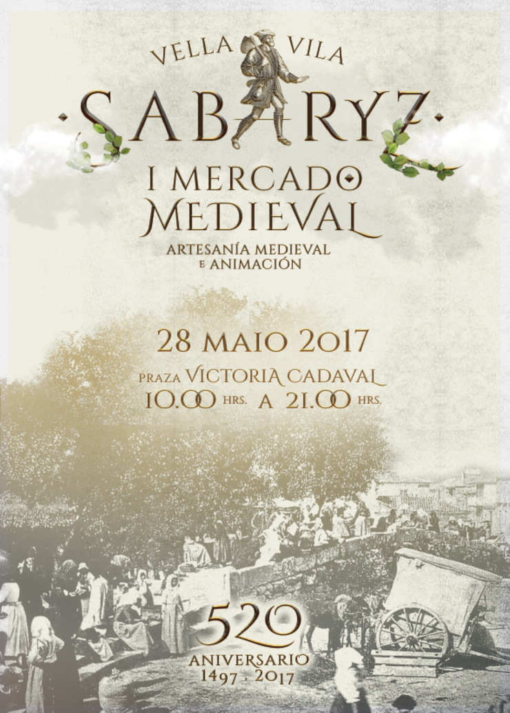 Cartaz Mercado Medieval Sabaryz