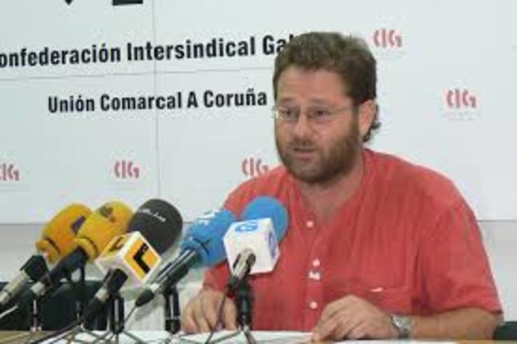 Paulo Carril,  secretario xeral da CIG 