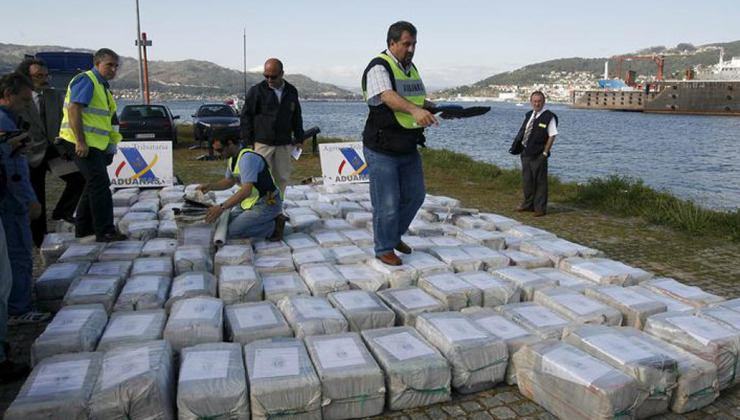 Alixo de cocaína incautado en Galicia 