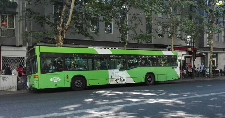 Un autobús de Aucorsa 