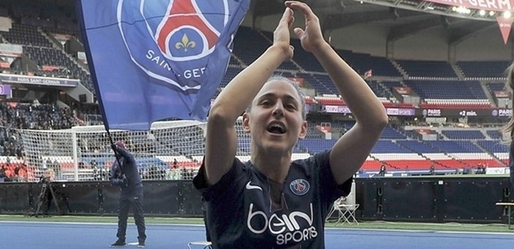 Vero Boquete, coa camisola do PSG francés, o seu actual equipo. 