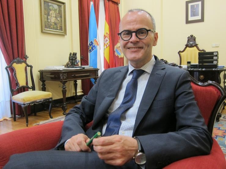 O alcalde de Ourense, Jesús Vázquez (PP)