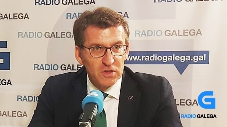 O presidente da Xunta, Alberto Núñez Feijóo, na Radio Galega 