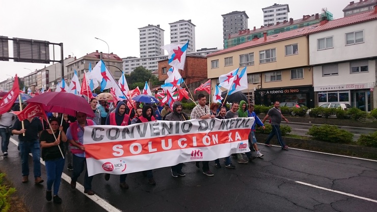 Manifestación del metal del martes 27 
